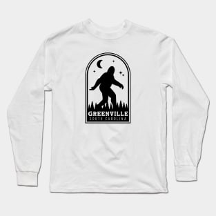 Greenville South Carolina SC Bigfoot Tourist Souvenir Long Sleeve T-Shirt